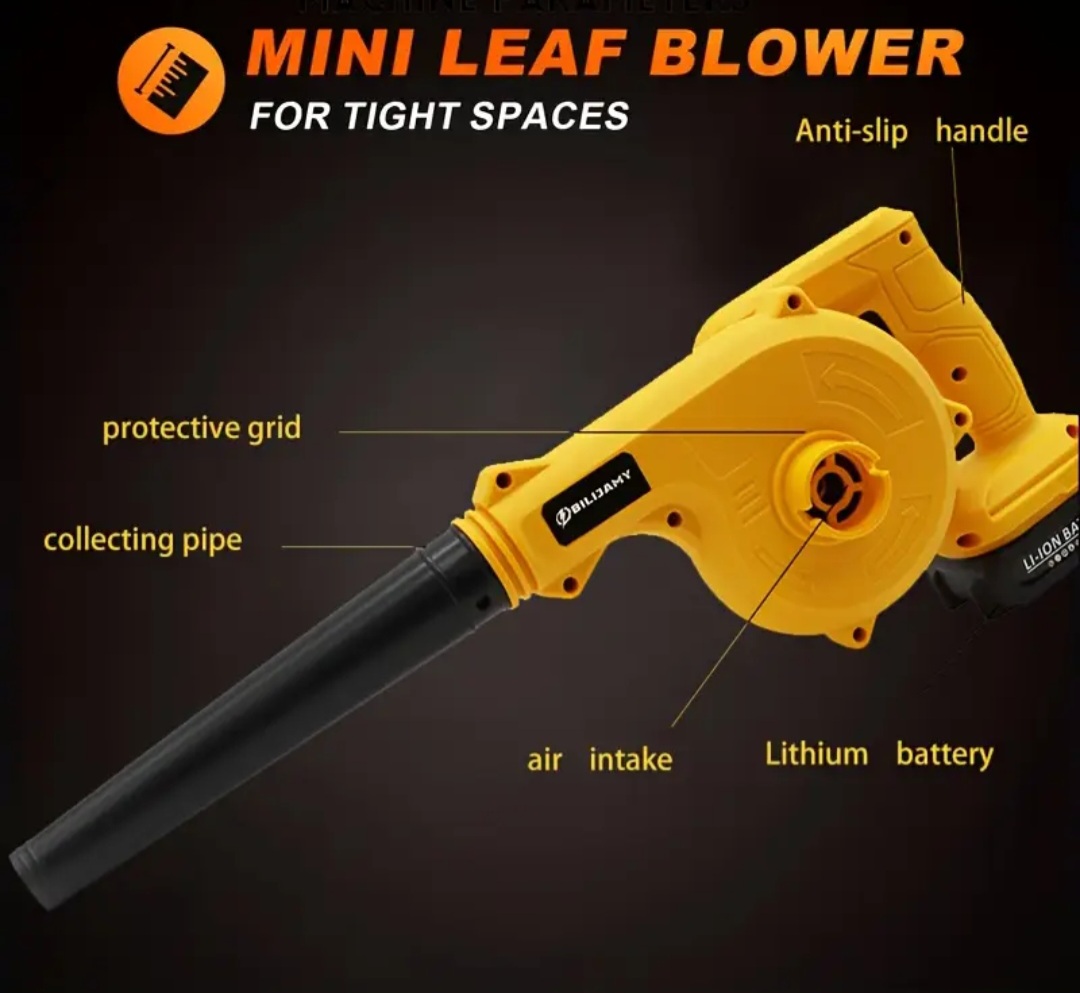 Cordless leaf blower full kit photo